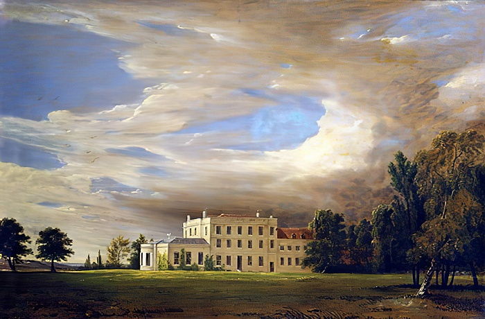 Old Hall 1801<br>The Old Hall, East Bergholt, Suffolk, 1801 by John Constable<br />
