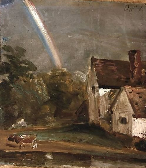 Willy Lott's House with Rainbow<br>